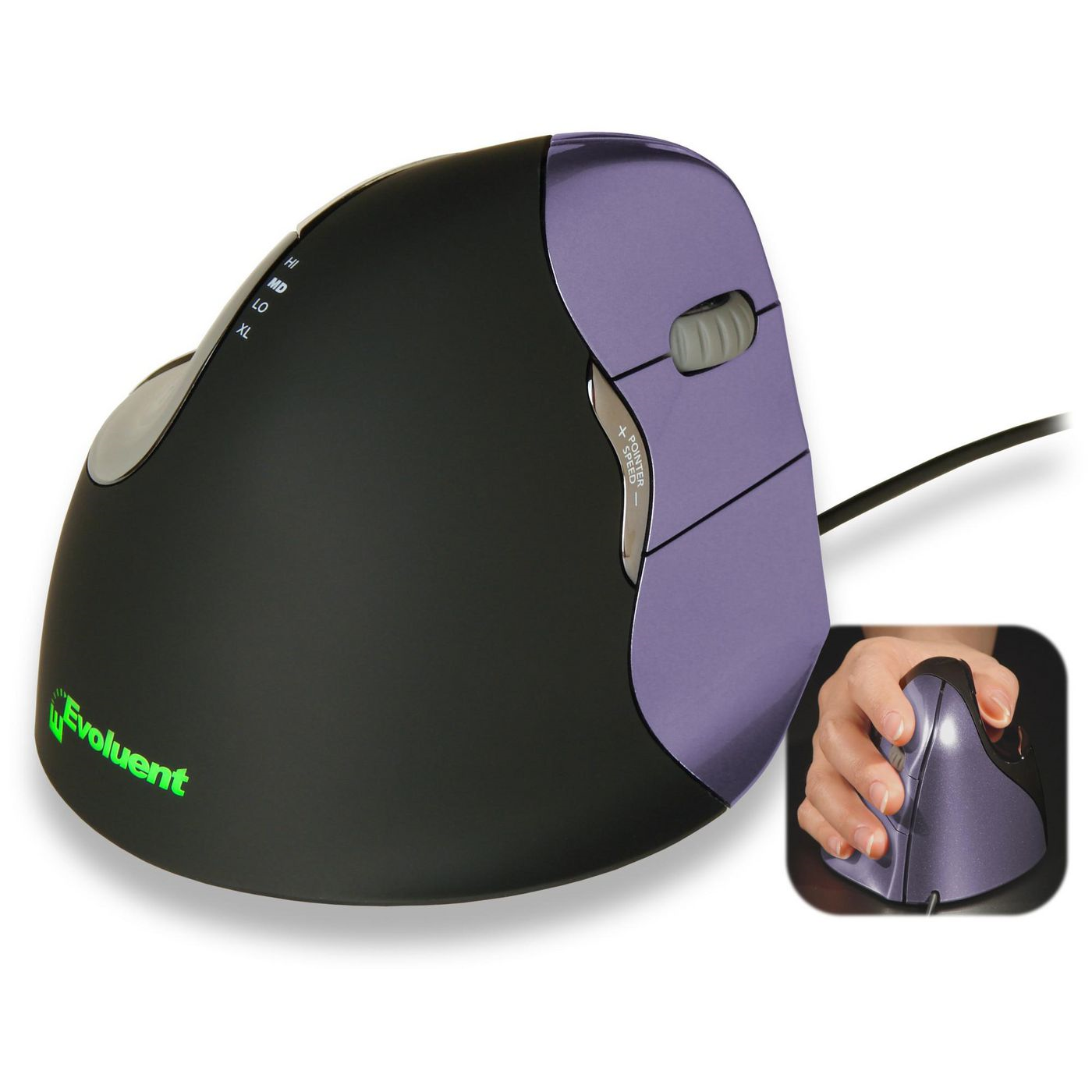 Evoluent Mouse4 Mice - Black