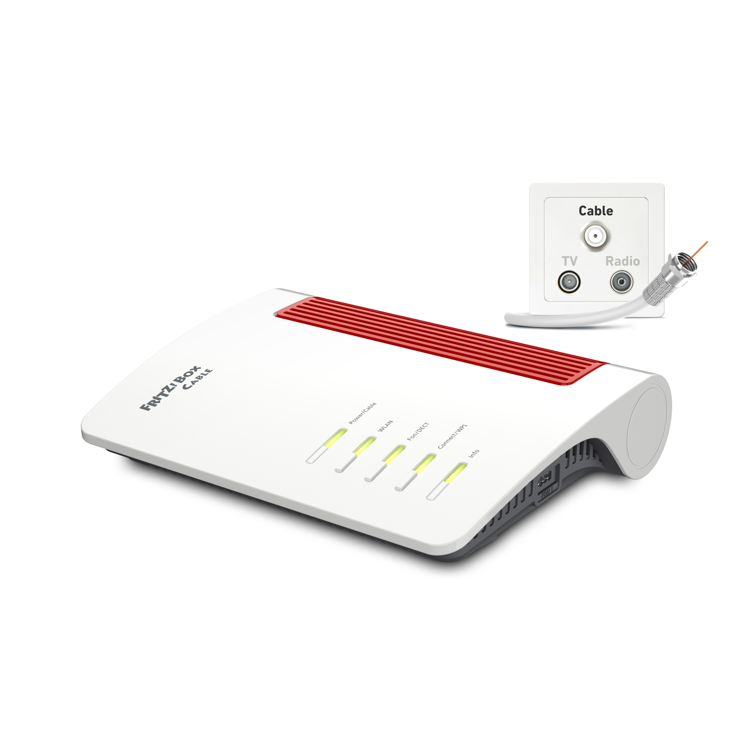 AVM FRITZ!Box 6670 wireless router Dual-band (2.4 GHz / 5 GHz) White