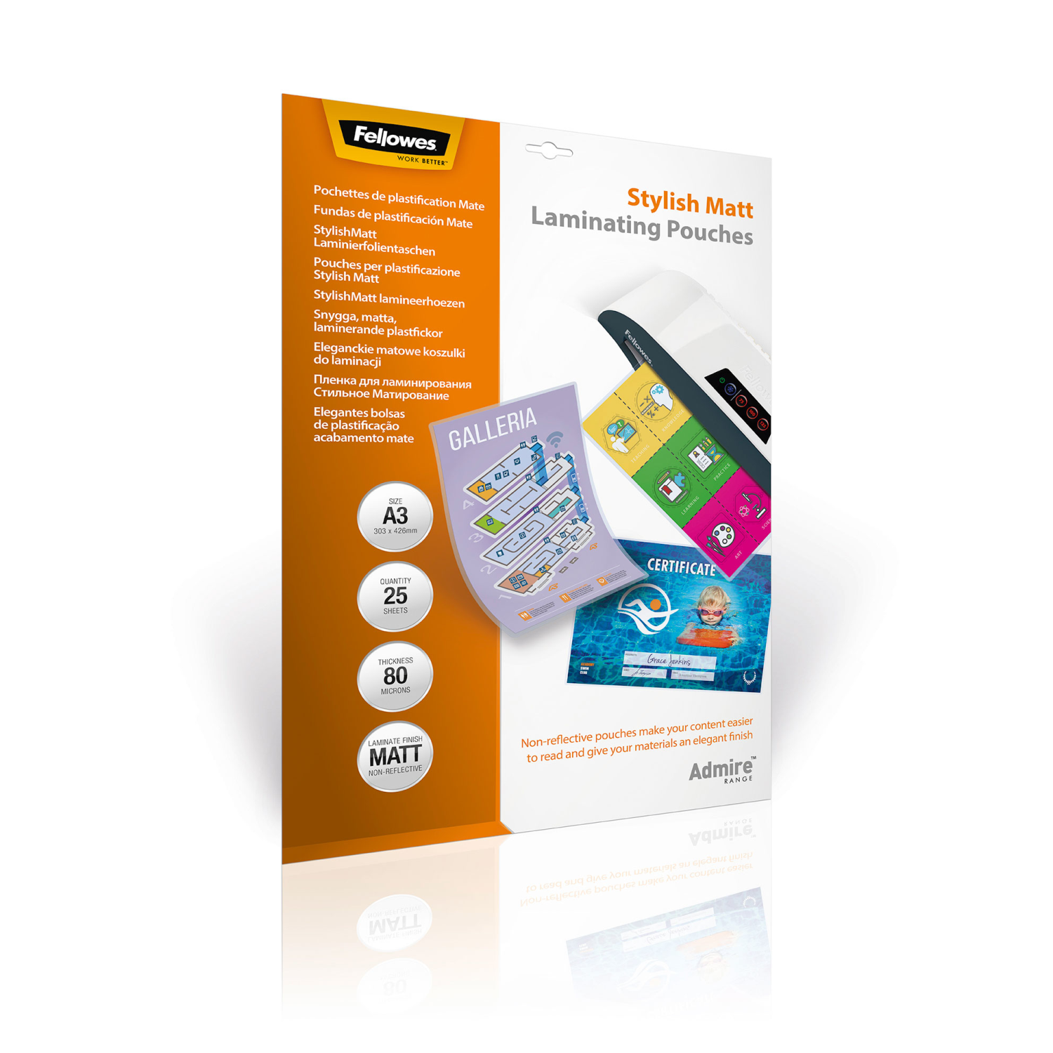 Fellowes 5602201 laminator pouch 25 pc(s)