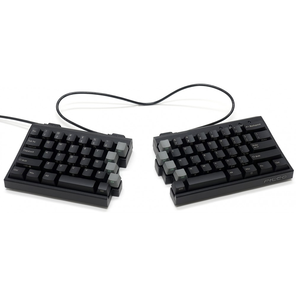 Filco USA Majestouch Xacro M10SP Ergonomic Split Programmable MX Red Soft Linear Keyboard
