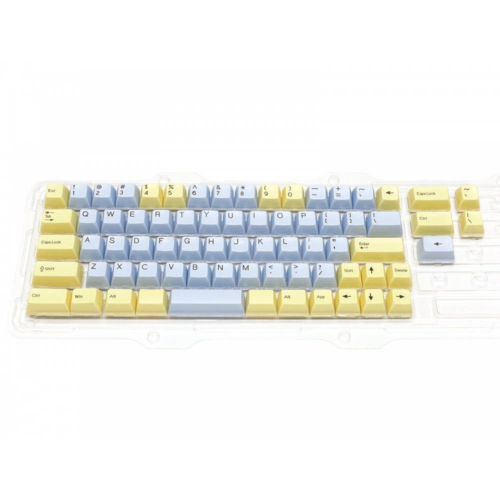 Filco Double Shot Minila USA Keyset, Custard & Ice