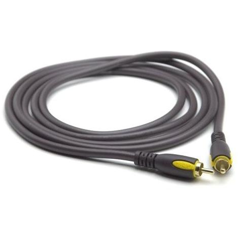 G&BL 2m RCA composite video cable Black