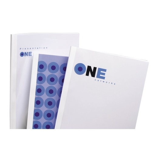 GBC 20mm Binding Covers - White
