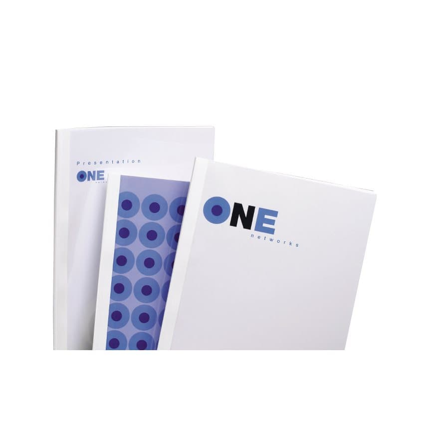 GBC 12mm Binding Covers - White