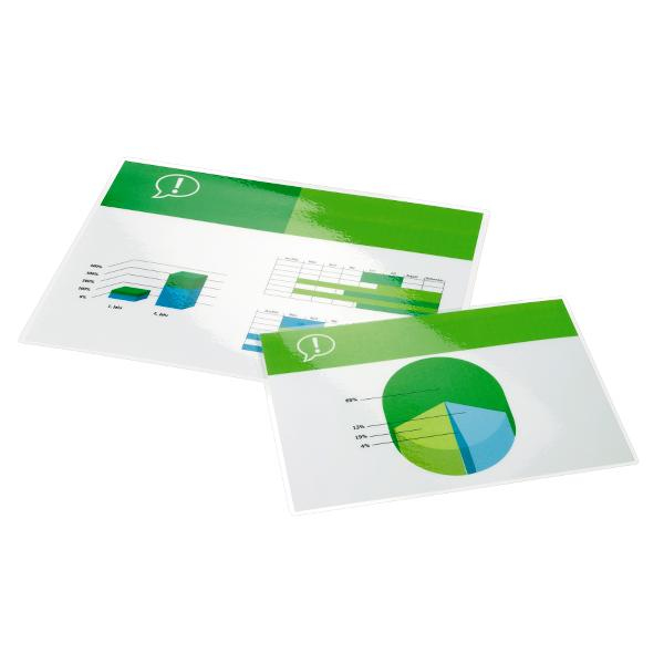 GBC 2x80 Laminator Pouches - Transparent