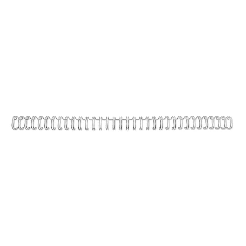GBC WireBind Binding Wires 3:1 No4 6mm A4 Silver (100)