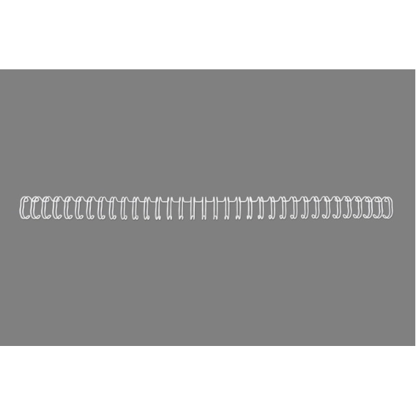 GBC WireBind Binding Wires 3:1 No8 12.5mm A4 White (100)