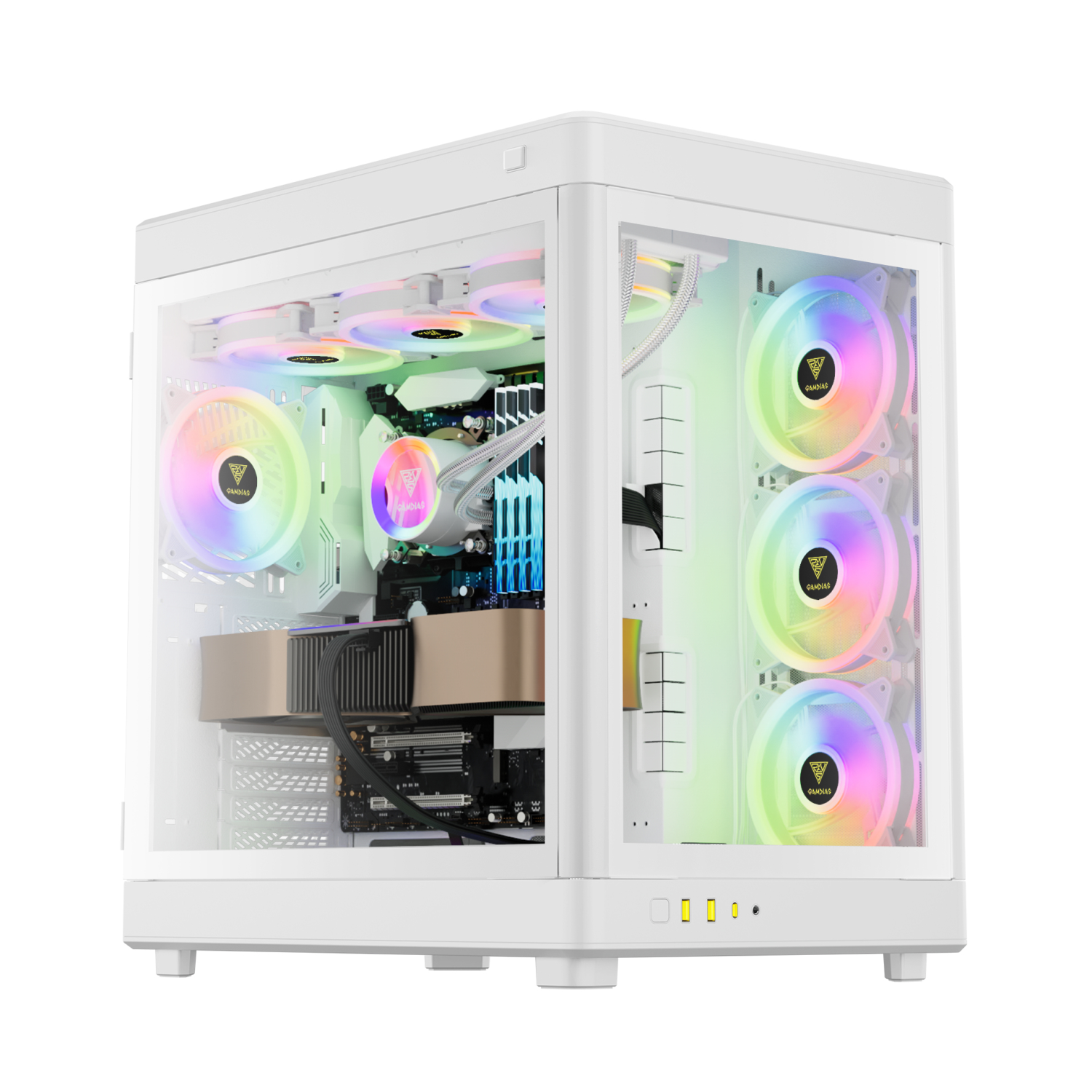 Gamdias NESO P1 PRO DUAL CHAMBER FULL-TOWER WHITE CASE