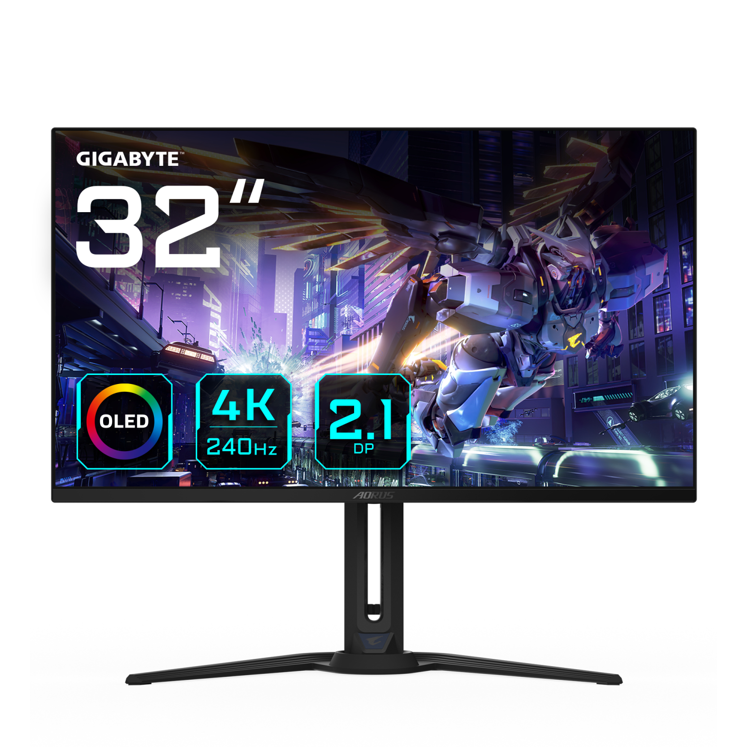 Gigabyte FO32U2P Gaming Monitors - 31.5 Inches - Black