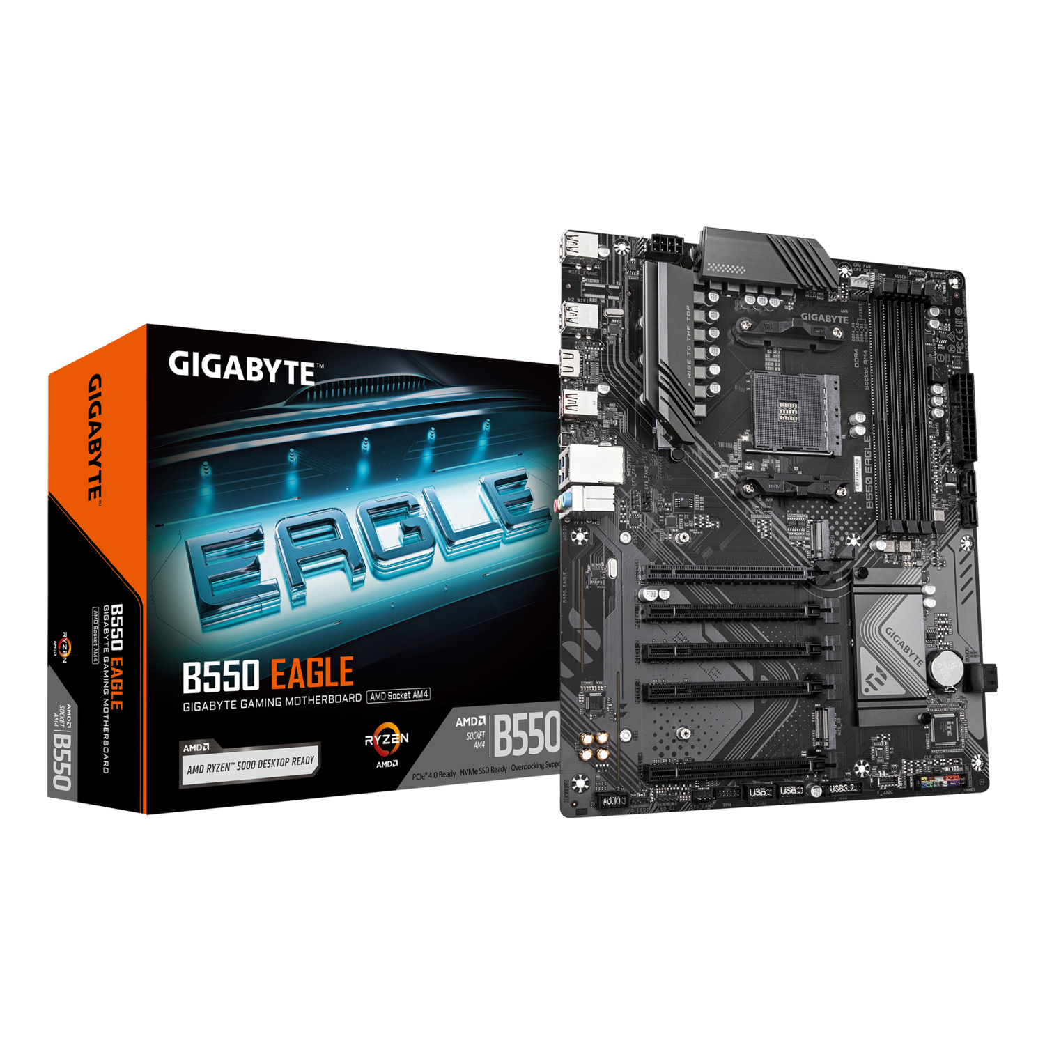 Gigabyte B550 Motherboards - Dark brown