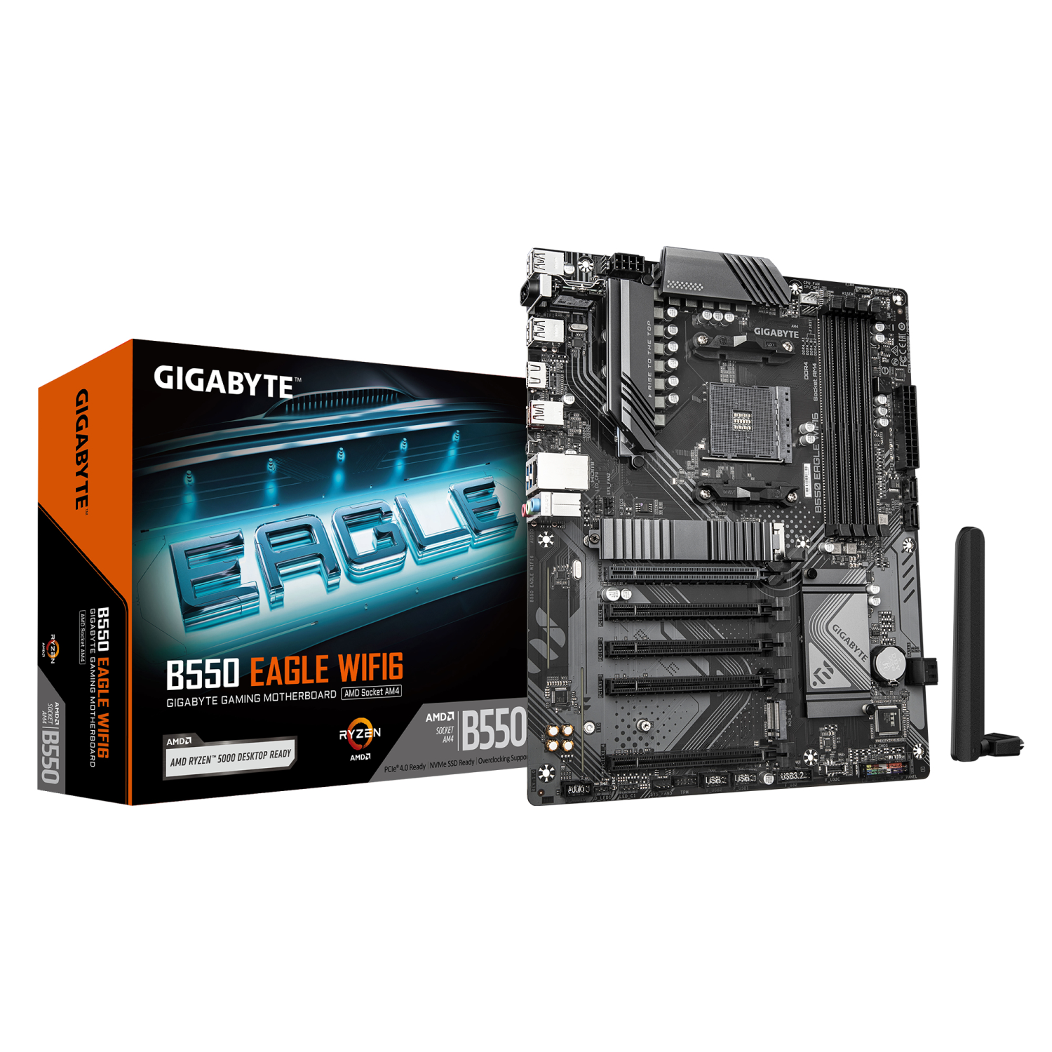 Gigabyte B550 Motherboards - Dark brown