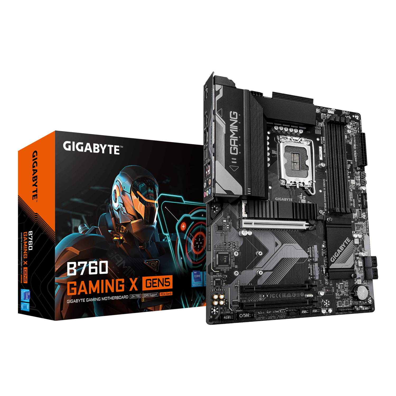 Gigabyte B760 Motherboards - Dark brown