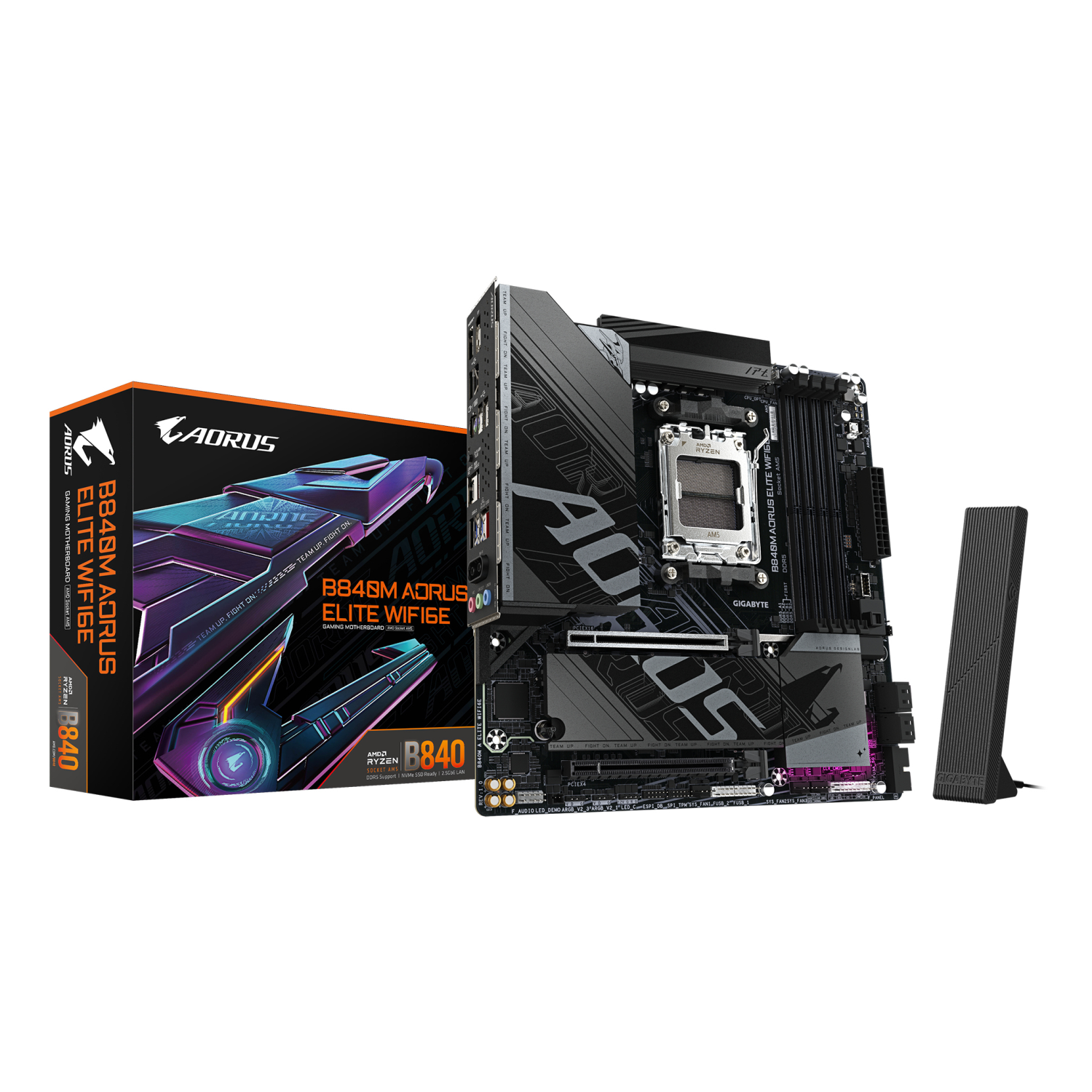 Gigabyte B840M Motherboards - Dark brown