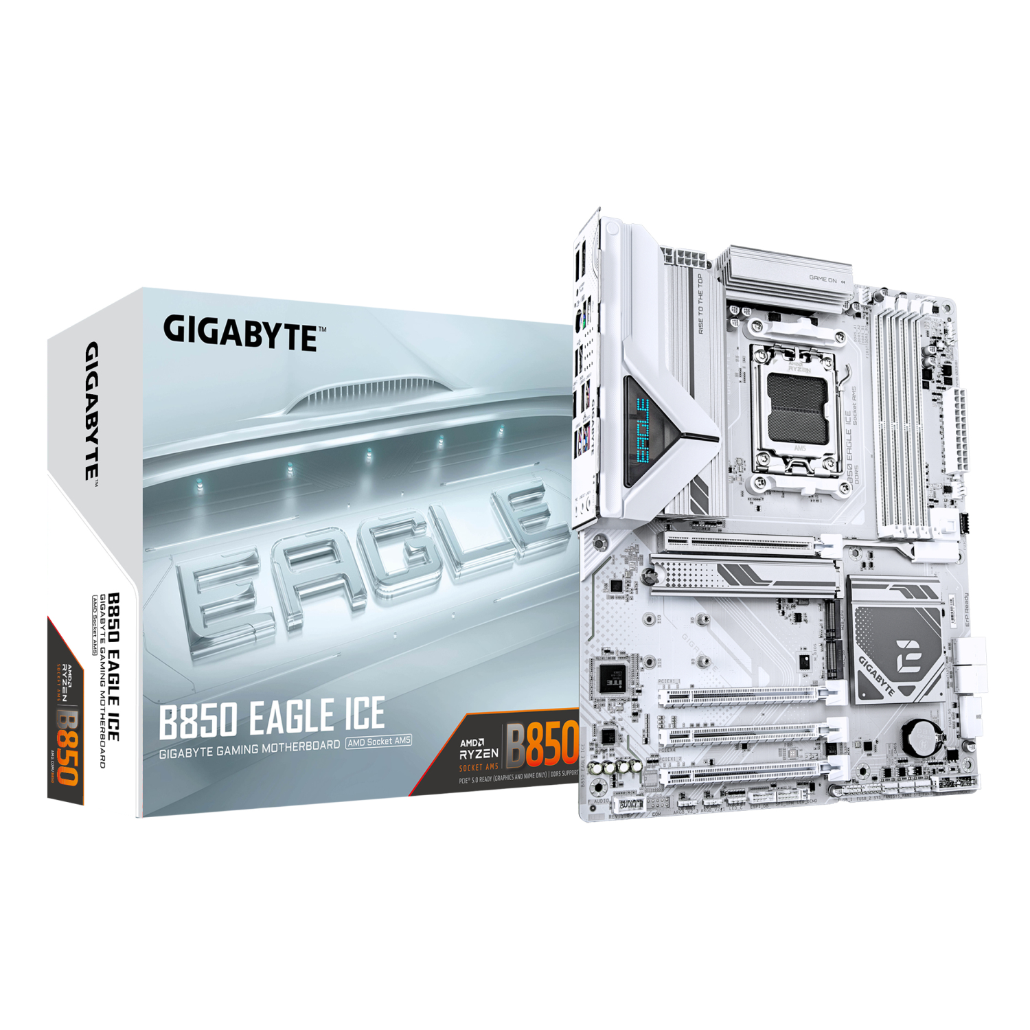Gigabyte B850 Motherboards - White