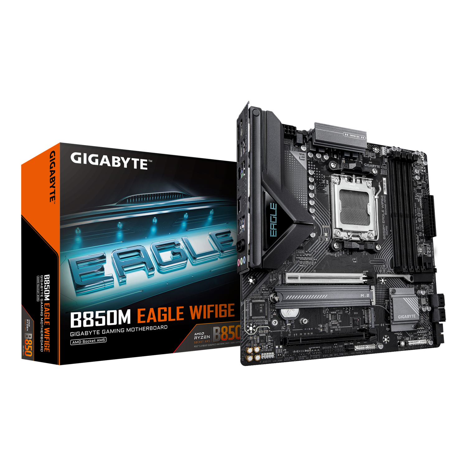 Gigabyte B850M Motherboards - Dark brown
