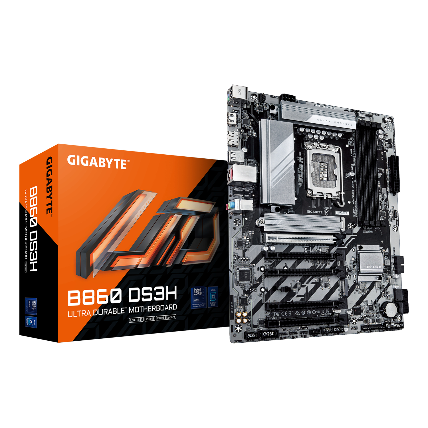 Gigabyte B860 Motherboards - Dark brown