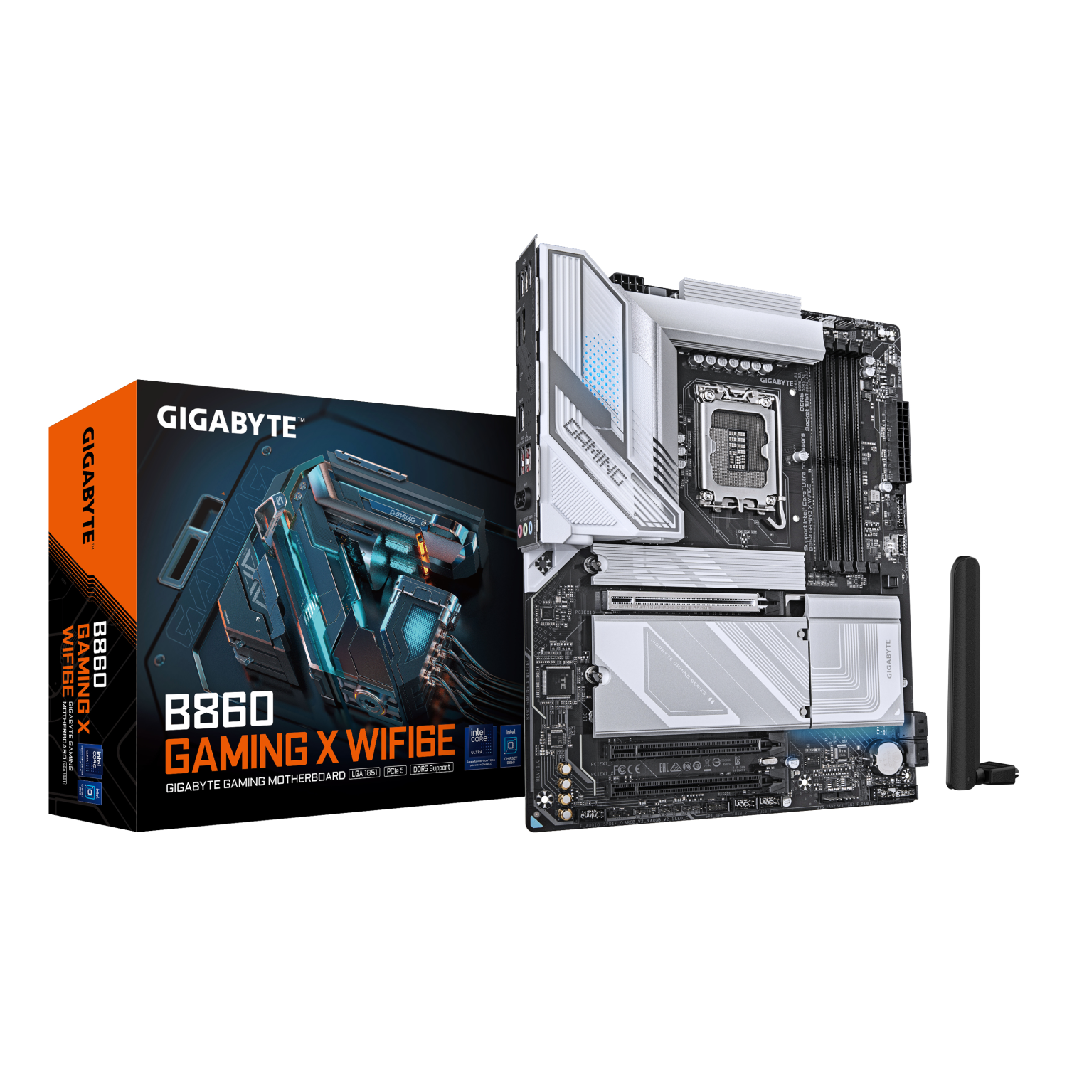Gigabyte B860 Motherboards - Dark brown