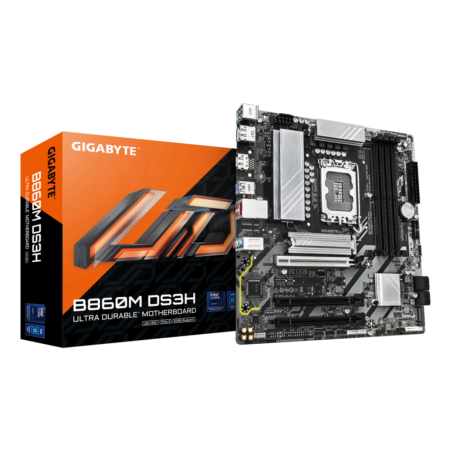 Gigabyte B860M Motherboards - Dark brown