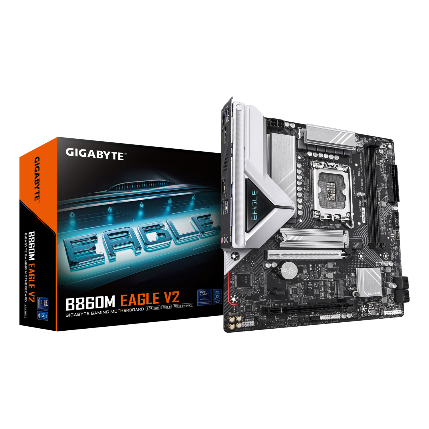 Gigabyte B860M Motherboards - Dark brown