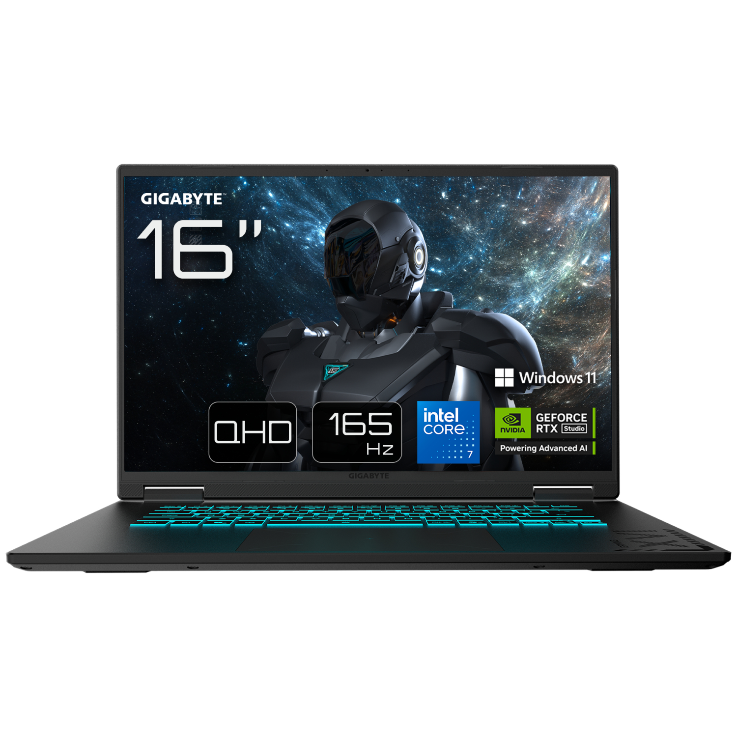 Gigabyte 165Hz Laptops - 16 Inches - 32GB - Black