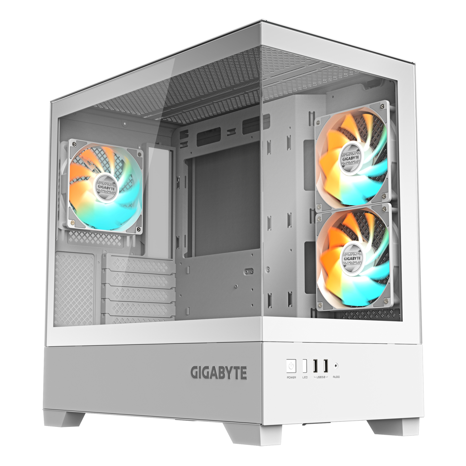 Gigabyte C201 Computer Cases - White