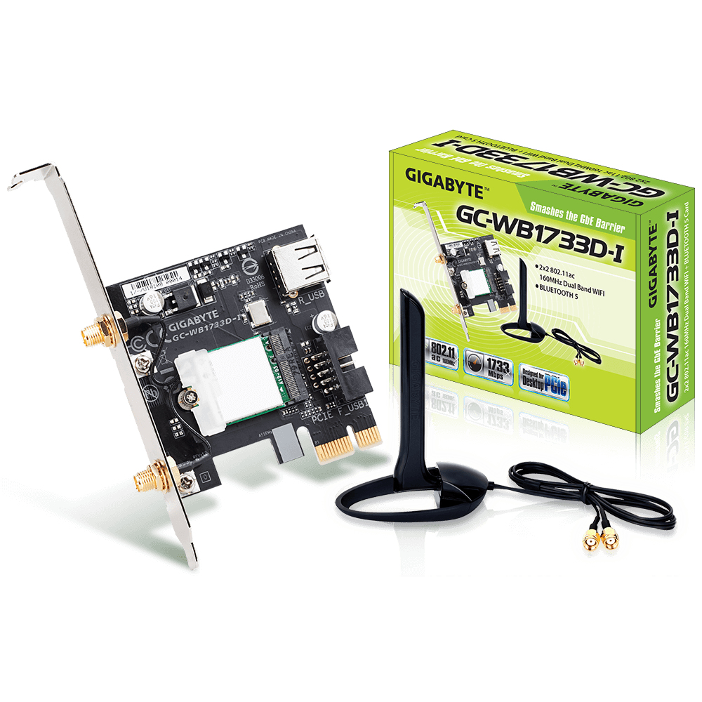 Gigabyte GC-WB1733D-I Network Cards
