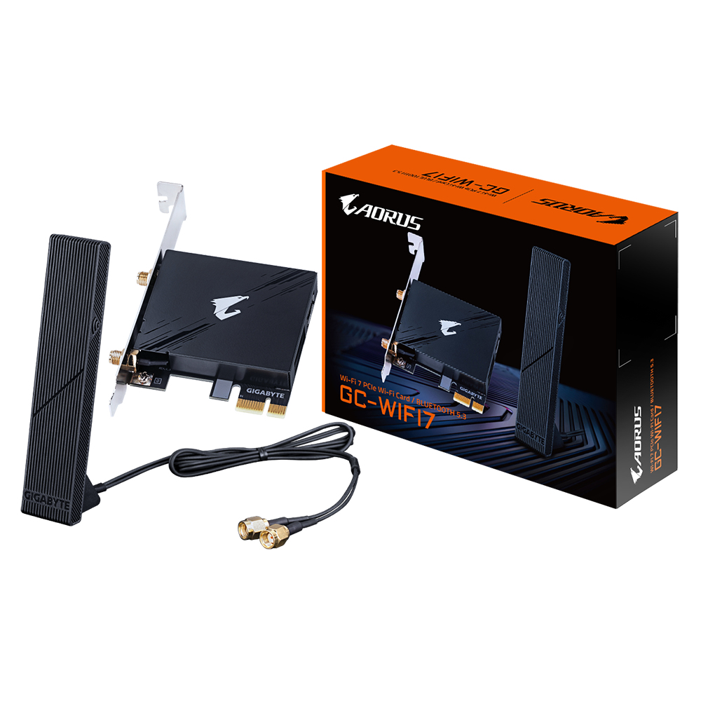 Gigabyte GC-WIFI7 Network Cards - Black