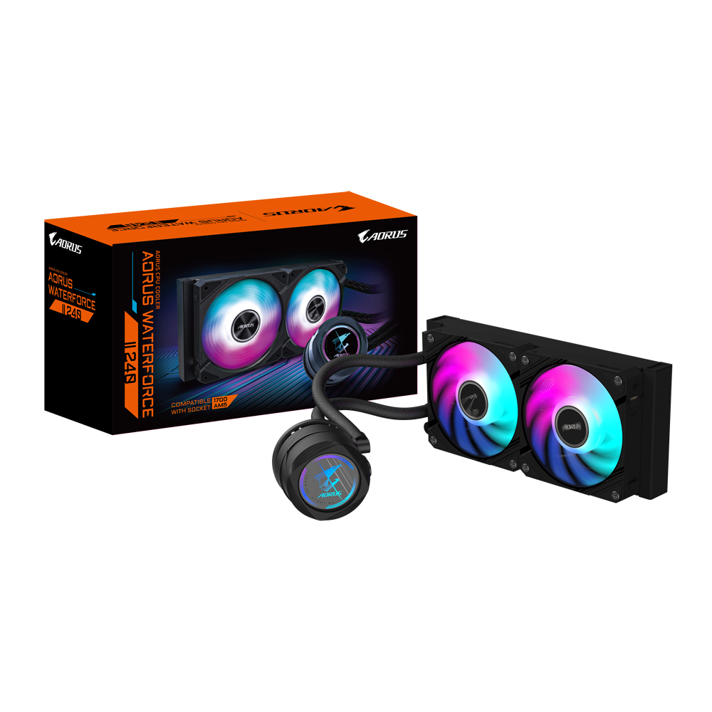 Gigabyte 2x120mm Computer Cooling Systems - Black