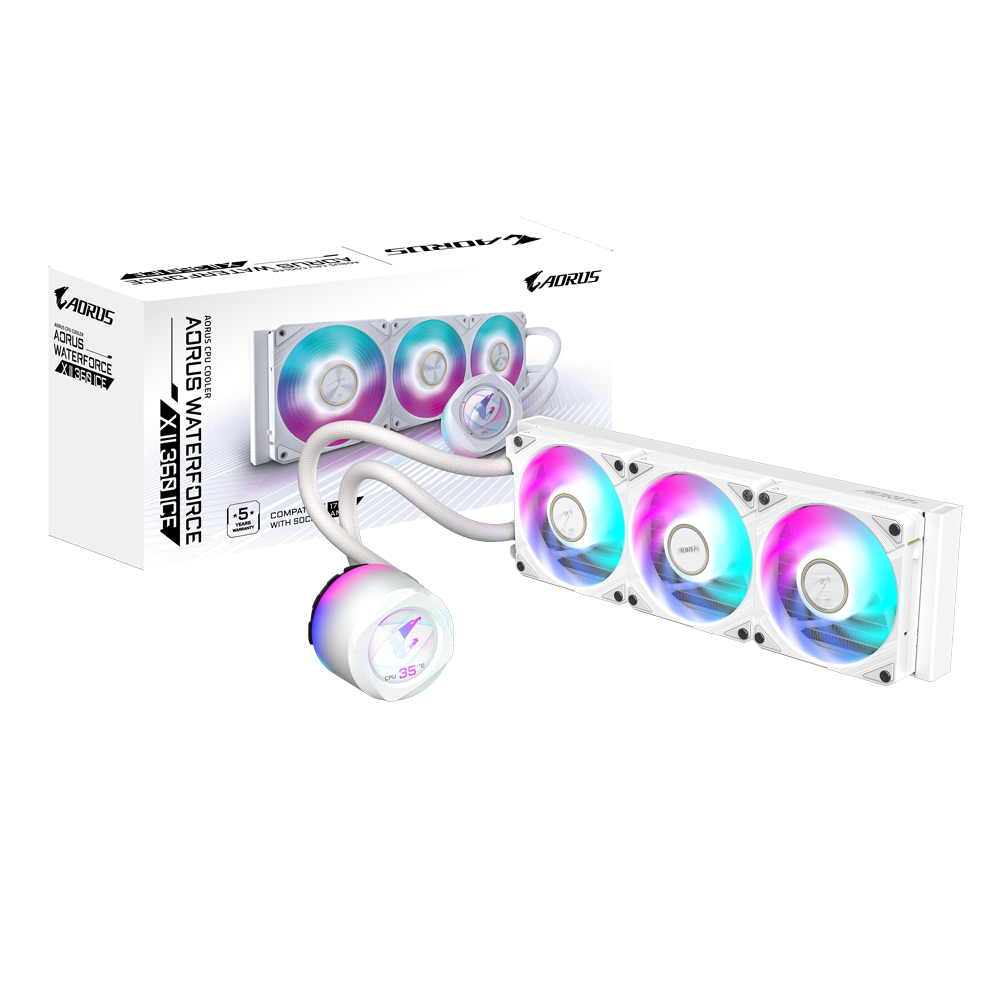 Gigabyte 3x120mm Computer Cooling Systems - White