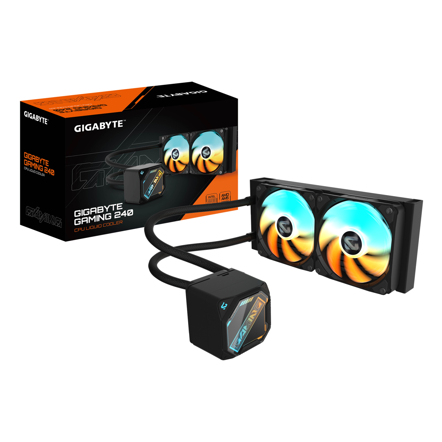 Gigabyte 2x120mm Computer Cooling Systems - Black