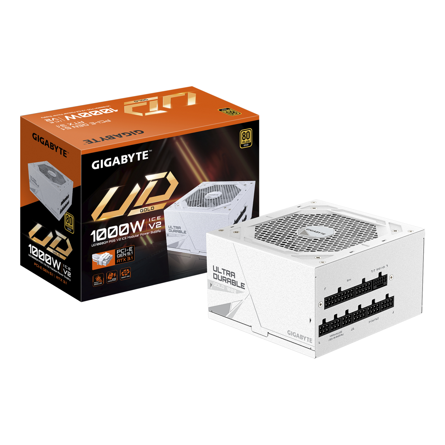 Gigabyte UD1000GM Power Supply Units - White