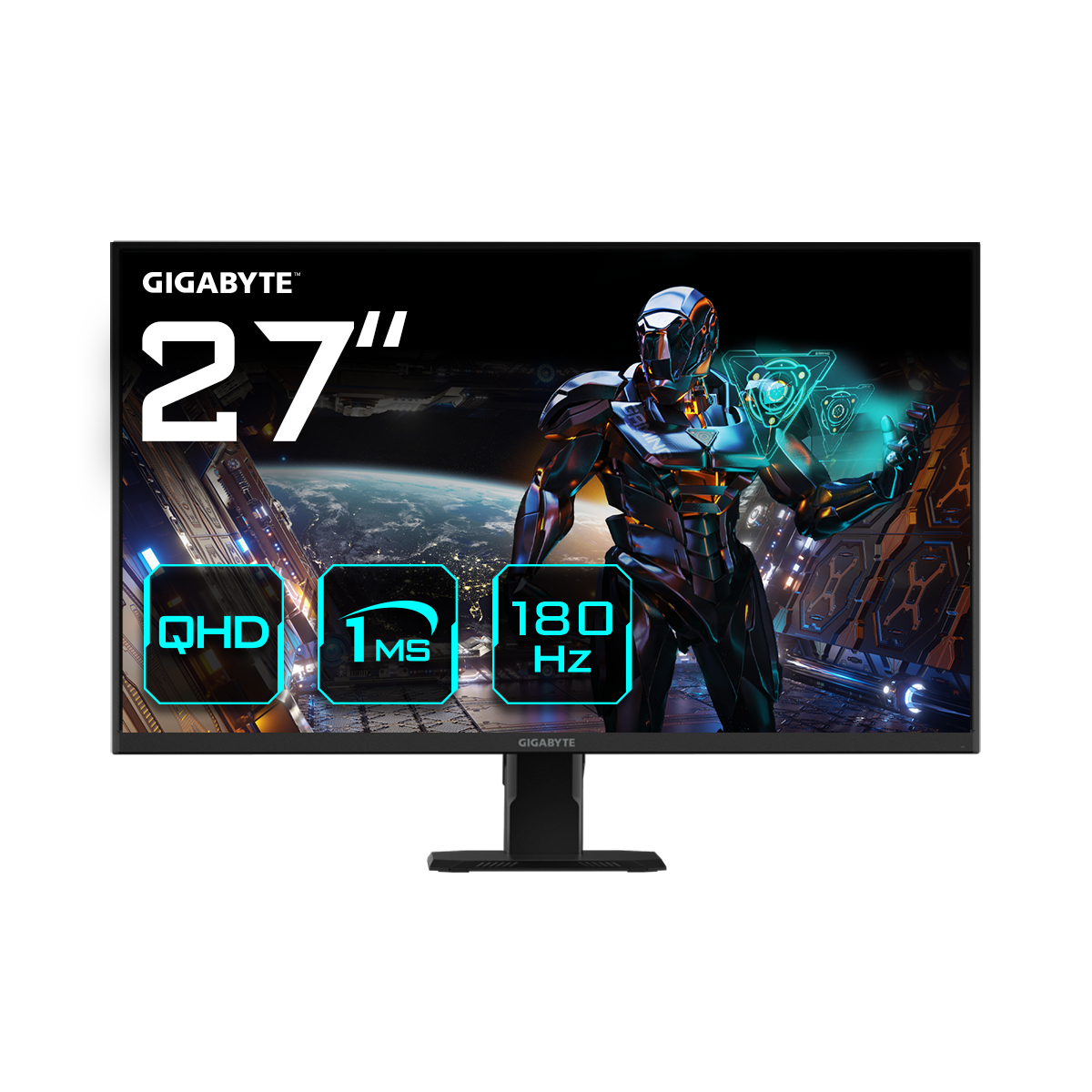 Gigabyte GS27QA Gaming Monitors - 27 Inches - Black
