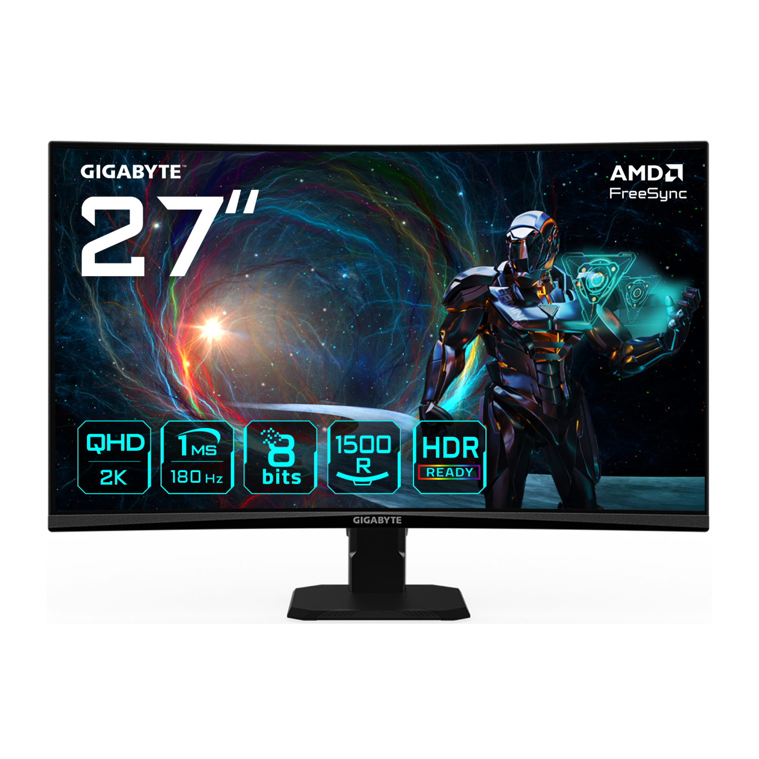 Gigabyte GS27QCA Gaming Monitors - 27 Inches - Black