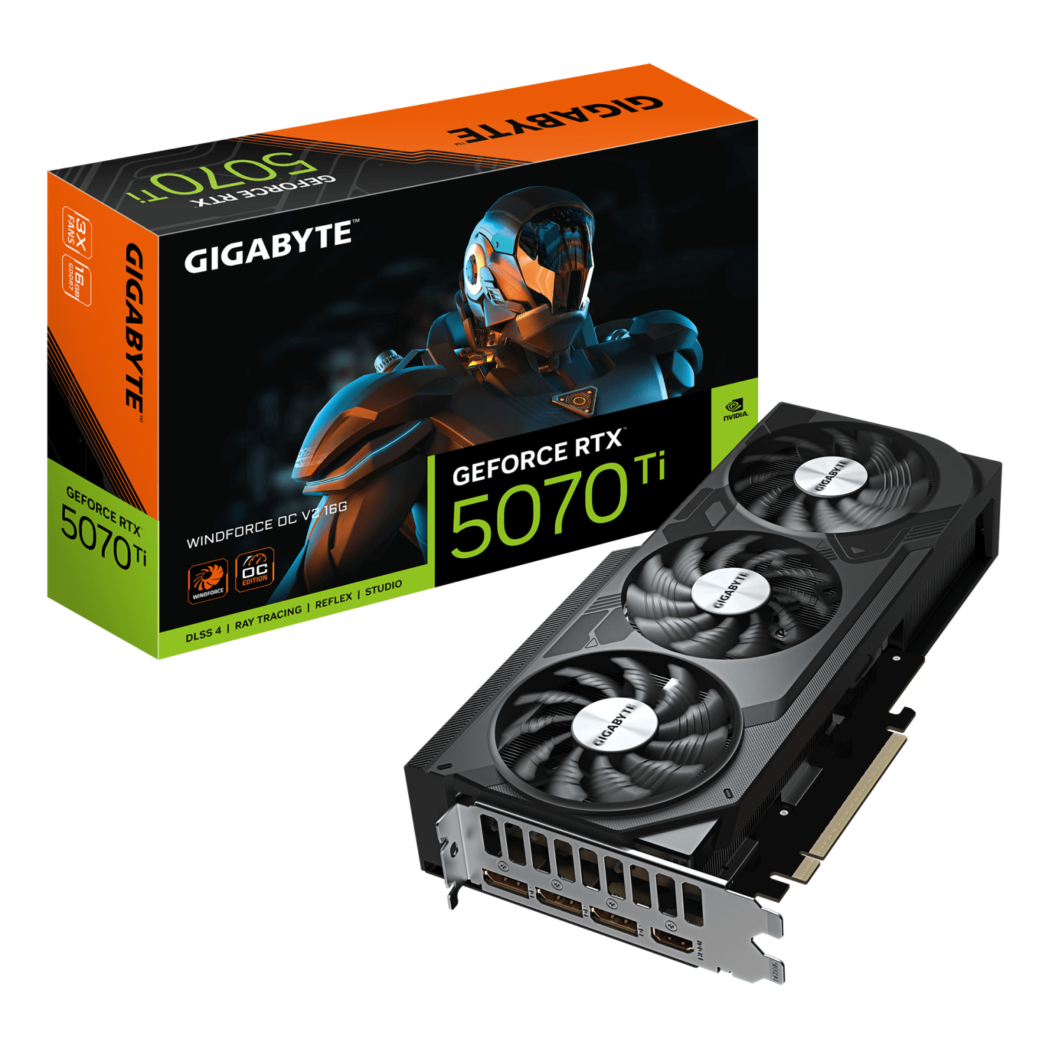 Gigabyte GDDR7 Graphics Cards - Black
