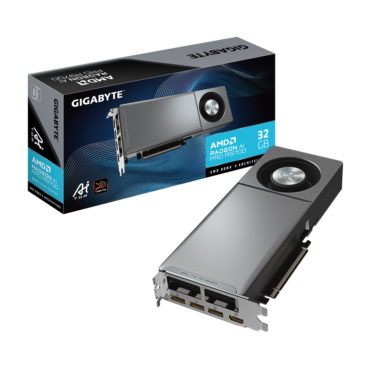 Gigabyte R9700 Graphics Cards - Grey