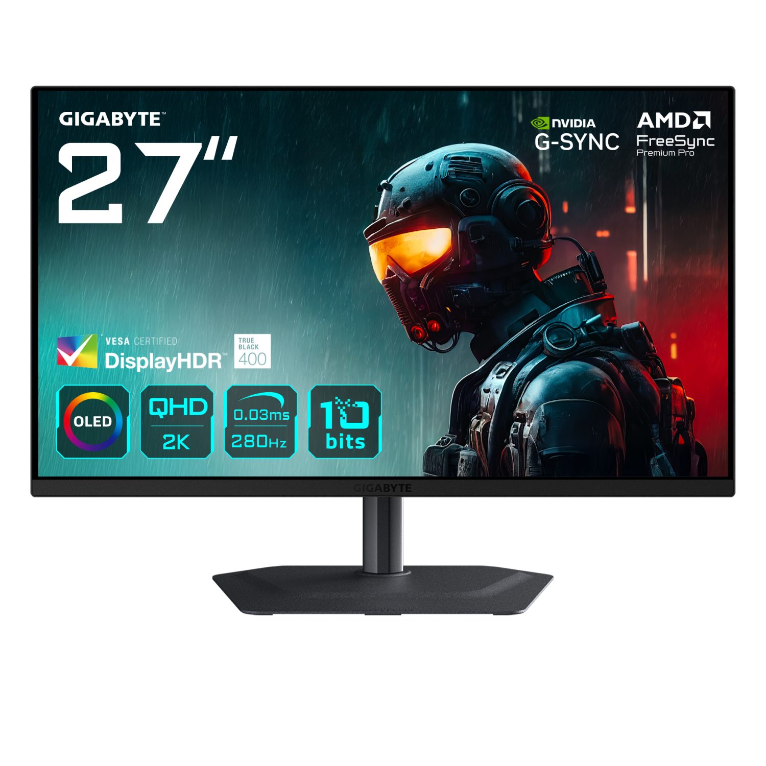 Gigabyte MO27Q2A Gaming Monitors - 27 Inches - Black