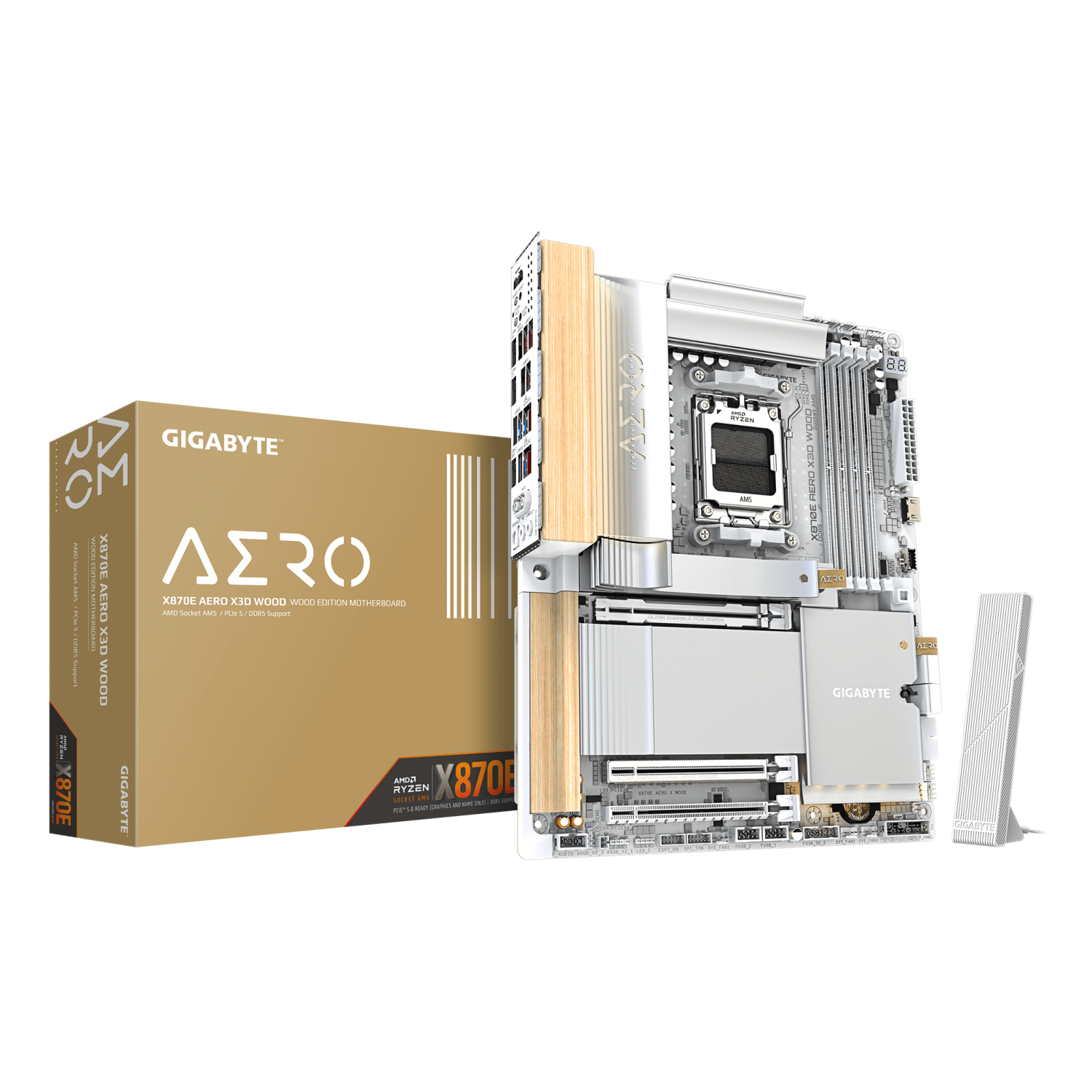Gigabyte X870E Motherboards - White