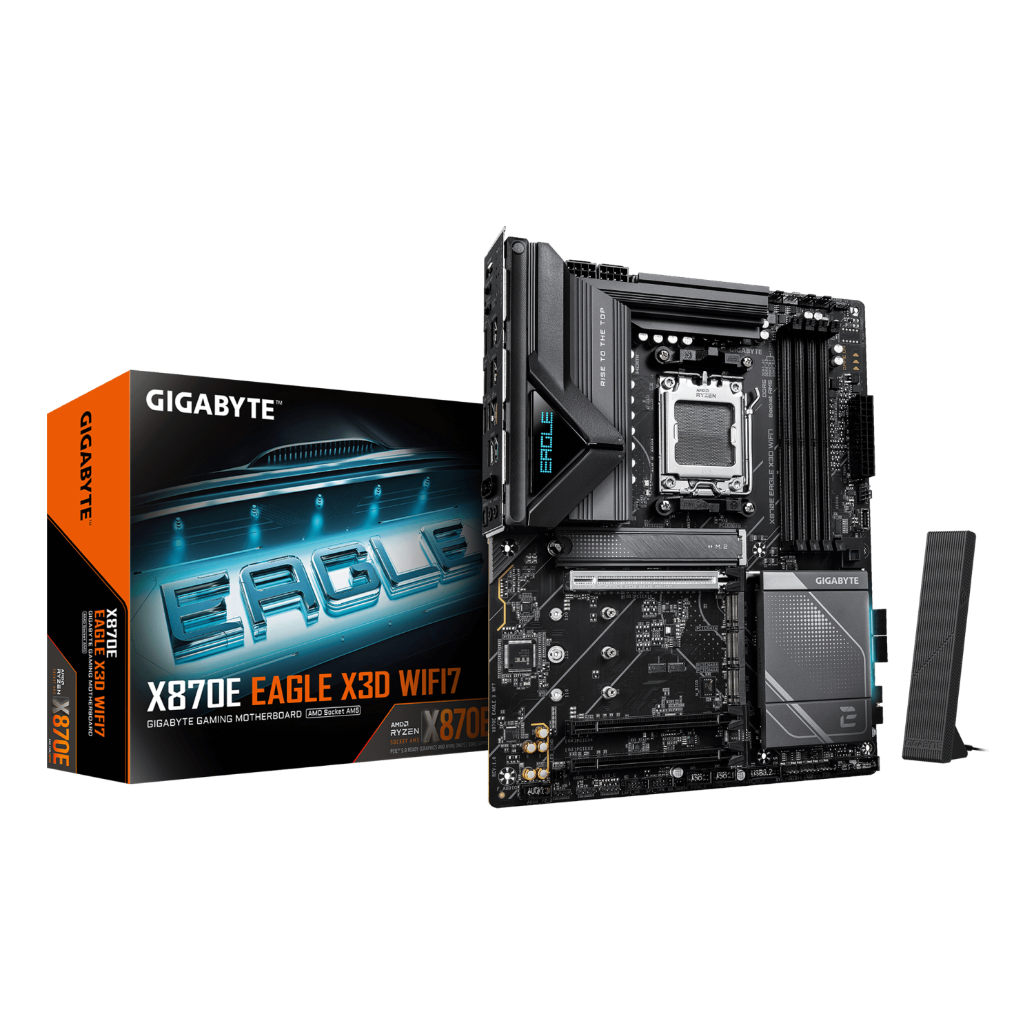 Gigabyte X870E Motherboards - Black