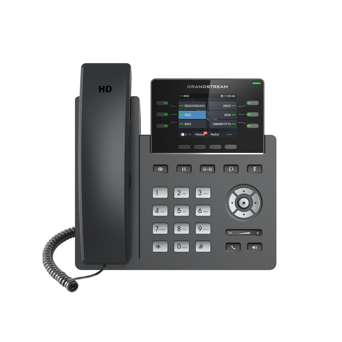 Grandstream Networks GRP2613 IP Phones - 2.4 Inches - Black