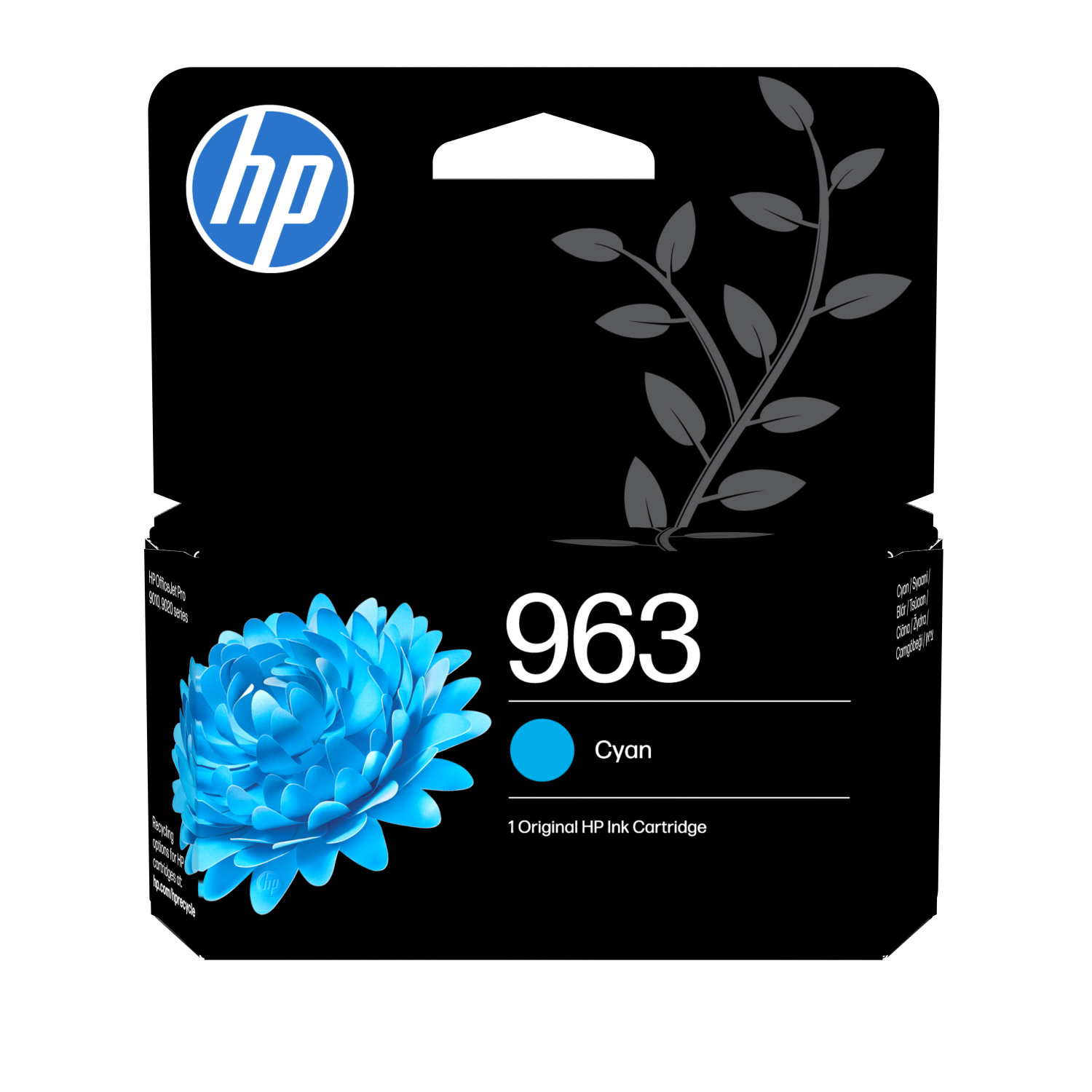 HP 963 CYAN ORIGINAL INK CARTRIDGE
