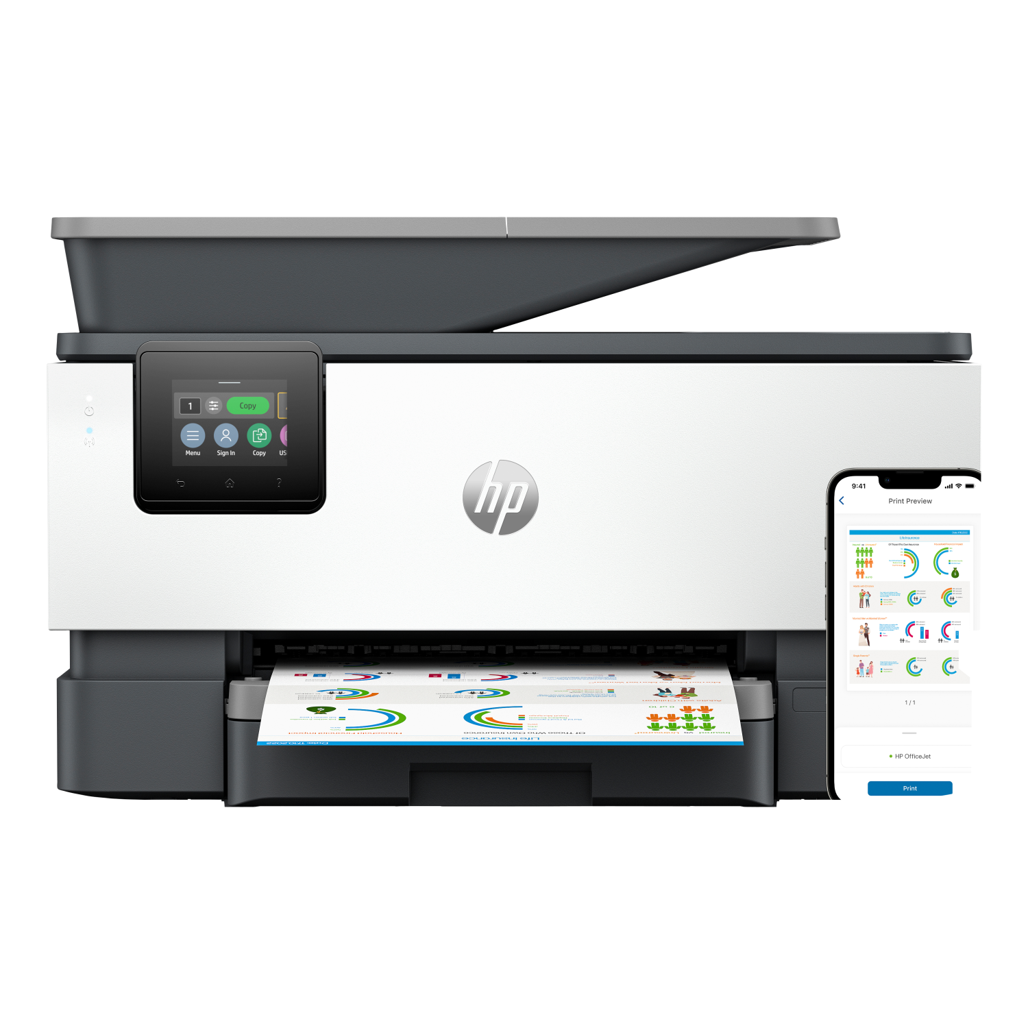 HP OFFICEJET PRO 9120B AIO PRINTER