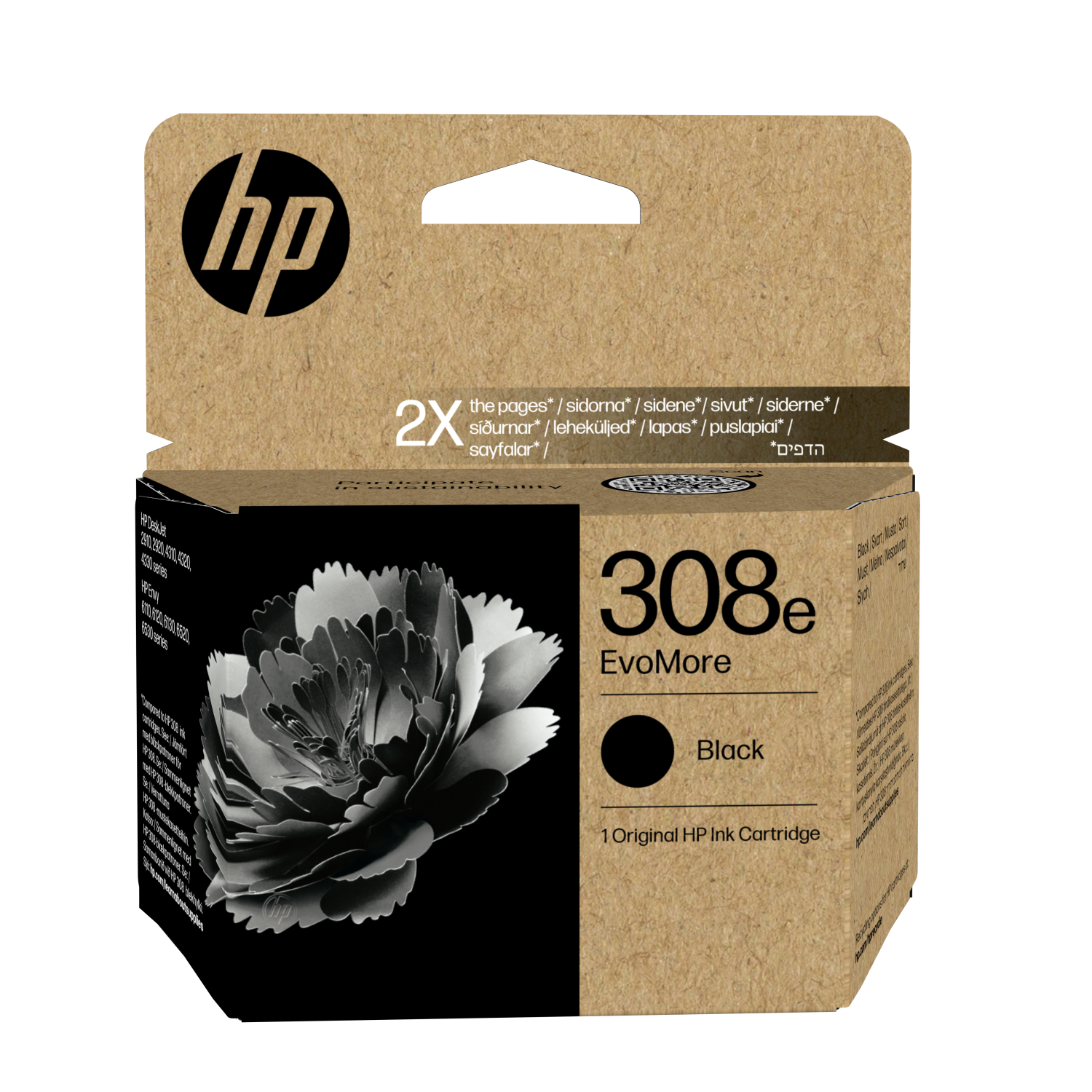 HP 308E EVOMORE BLACK ORIGINAL INK C