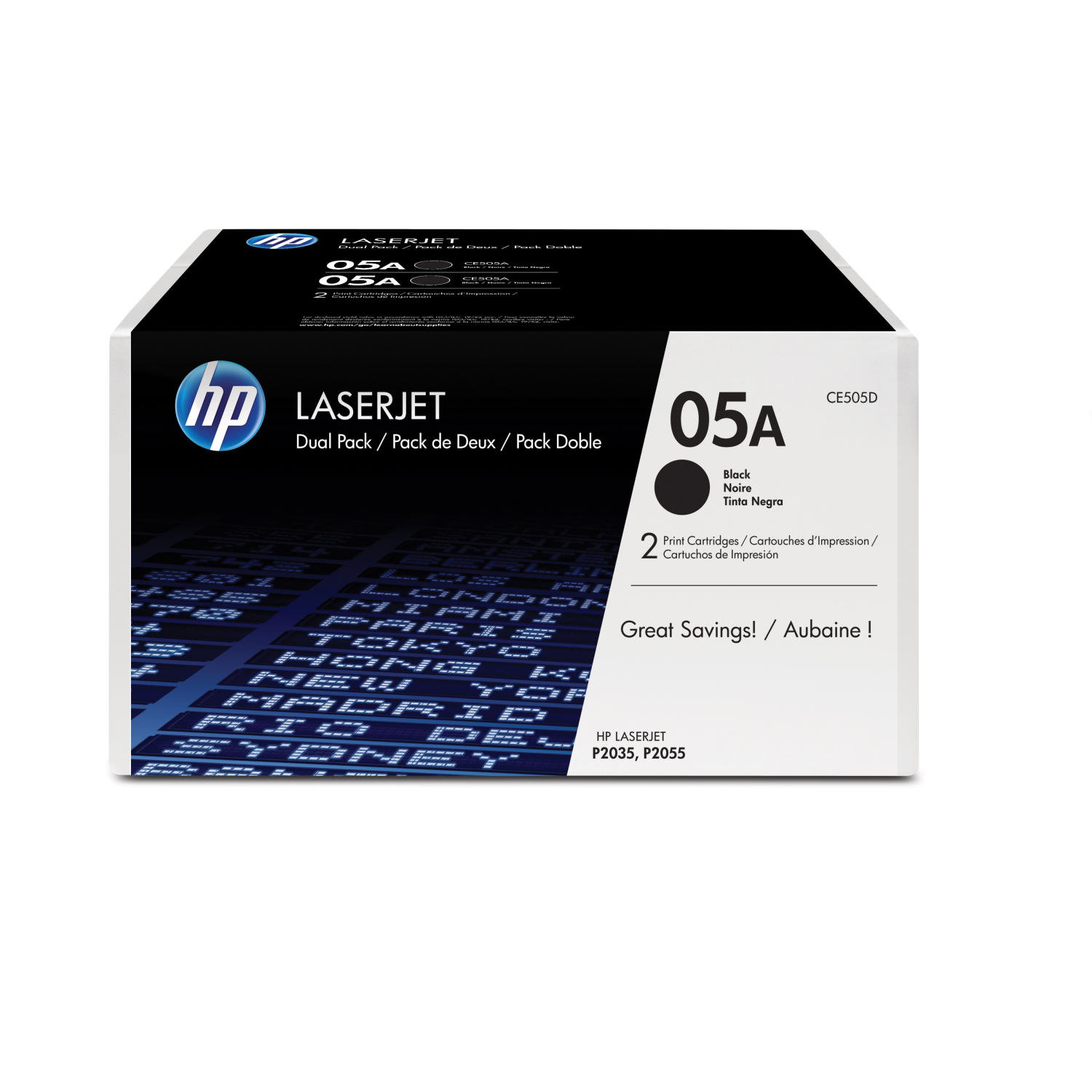HP 05A DUAL PACK - CE505D - TONER CA