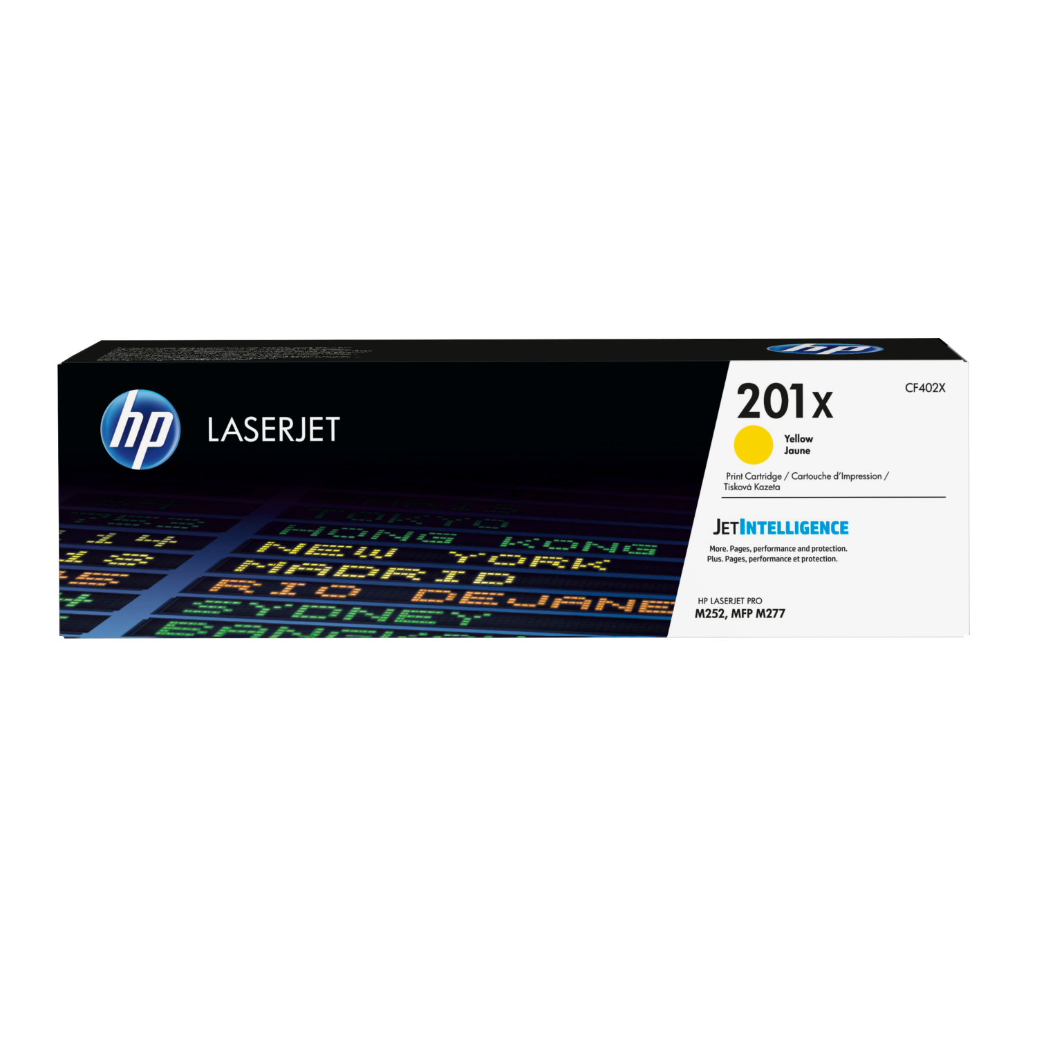 HP 201X HIGH YIELD YELLOW TONER