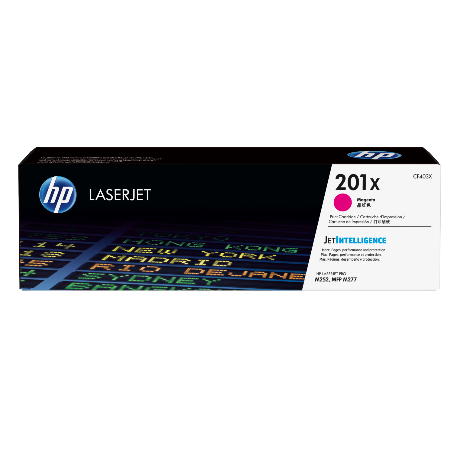 HP 201X HIGH YIELD MAGENTA TONER