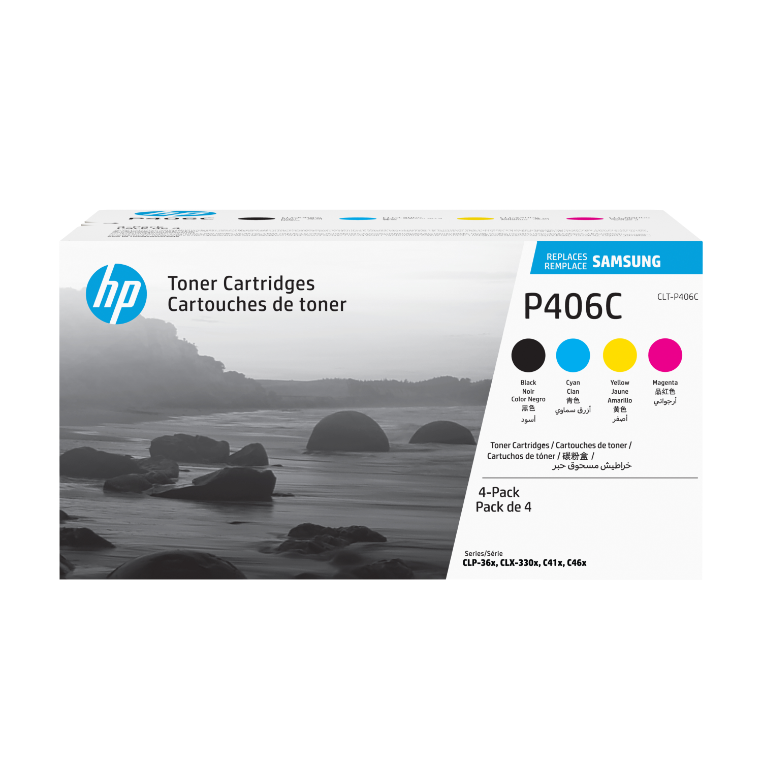 SAMSUNG CLT-P406C 4-PK CYMK TONER CR