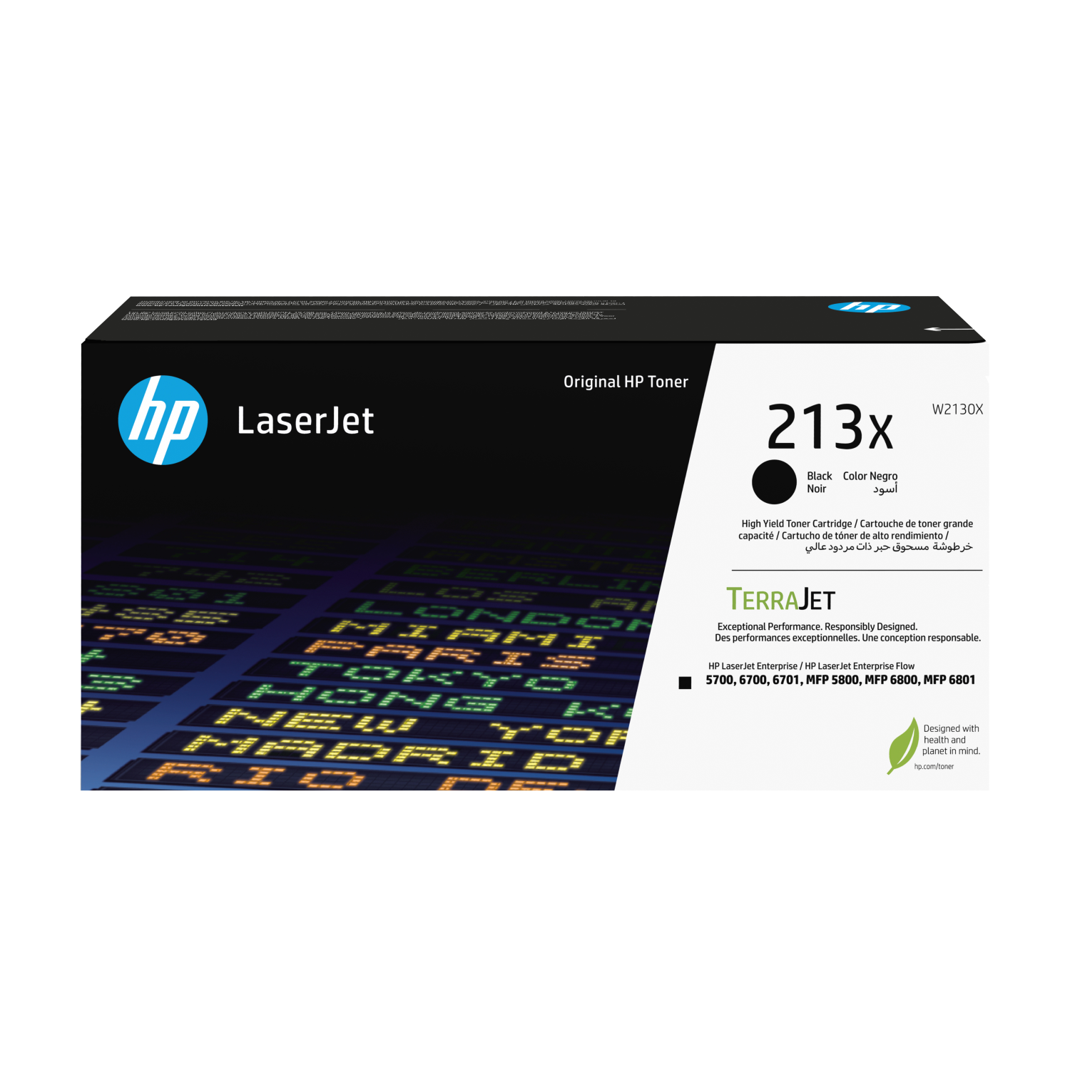 HP 213X BLK ORIGINAL LASERJET TONER