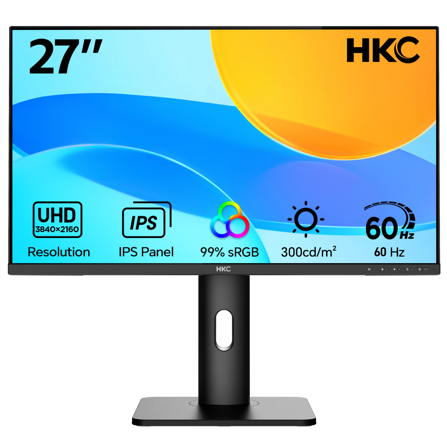 HKC B2742A Computer Monitors - 27 Inches - Black