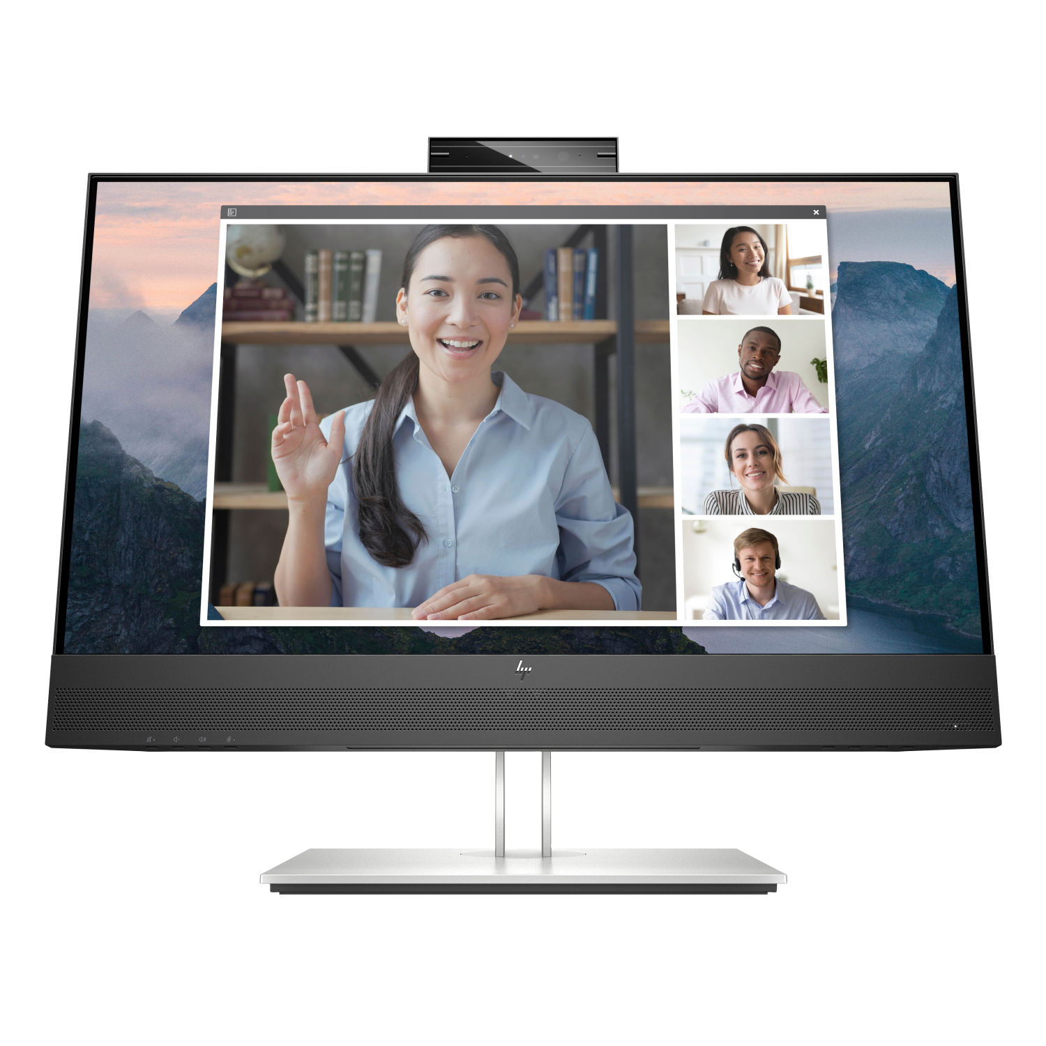 HP E24mv Computer Monitors - 23.8 Inches - Black