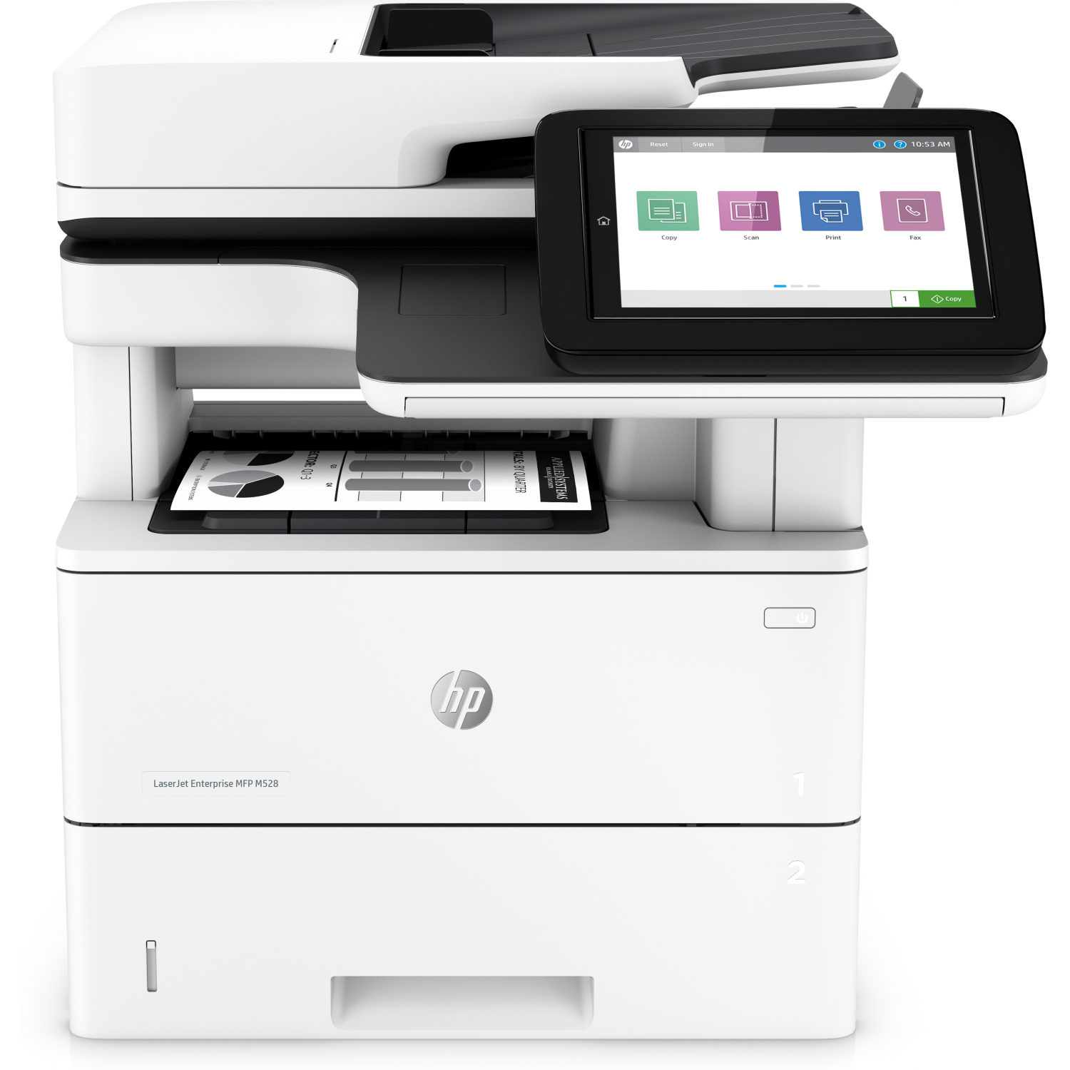HP M528dn Multifunction Printers - 8 Inches - 1780MB - Multi
